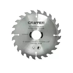 CRATER Körfűrészlap 160*30 / 24Fog Carbide