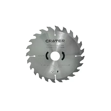 CRATER Körfűrészlap 184*30 / 24Fog Carbide