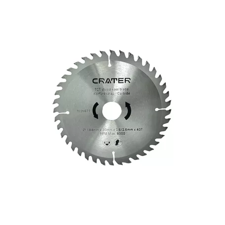 CRATER Körfűrészlap 184*30 / 40Fog Carbide