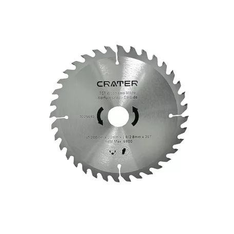 CRATER Körfűrészlap 200*30 / 36Fog Carbide