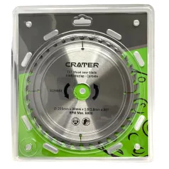 CRATER Körfűrészlap 200*30 / 36Fog Carbide