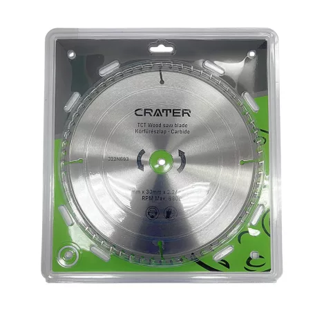 CRATER Körfűrészlap 250*30 / 60Fog Carbide