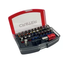 CRATER Bit Készlet 32 Részes Behajtó Szárral