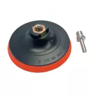 CRATER Gumitányér Tépőzáras 125 mm*M14 +Szár 