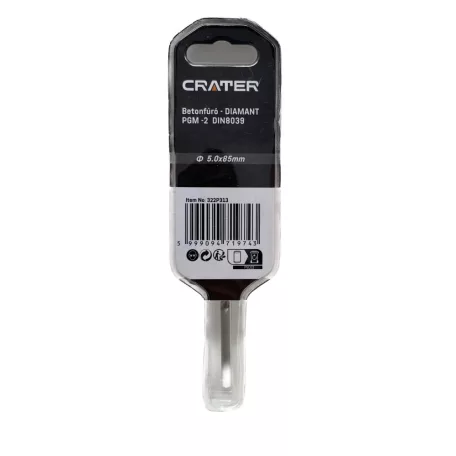 CRATER Betonfúró 5*85mm Diamant Pgm Din8039 Bliszteres
