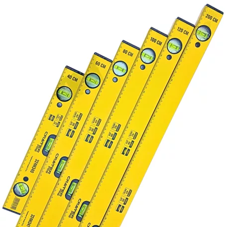 CRATER Vízmérték 400 mm 3 Libellás Profi Pro Sárga