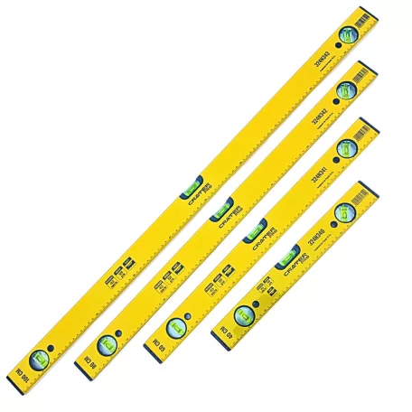 CRATER Vízmérték 600 mm 3 Libellás Profi Pro Sárga