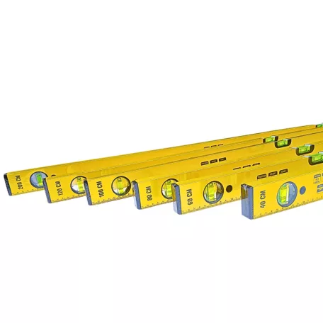 CRATER Vízmérték 800 mm 3 Libellás Profi Pro Sárga