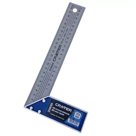 CRATER Asztalos Derékszög Fém 250 mm