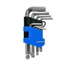 CRATER Imbuszkulcs Klt. 1,5-10 mm 9R. Gömb Végű