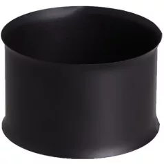 Füstcső Falhüvely Fekete 0,5mm D150mm 