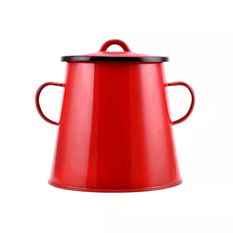 Zsírosbödön 5L. Piros Zománc 10427