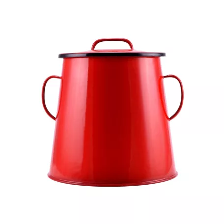 Zsírosbödön 10L. Piros Zománc 10428