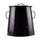 Zsírosbödön 30L. Fekete Zománc 10460