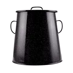 Zsírosbödön 30L. Fekete Zománc 10460