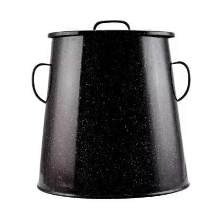 Zsírosbödön 30L. Fekete Zománc 10460