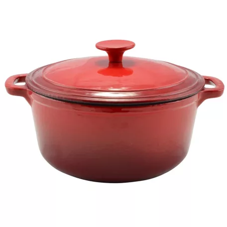 Lábas 28 cm Piros 5,5L Zom. Öntöttvas 10567