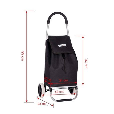 BEVÁSÁRLÓ KOCSI SZINES FÉMVÁZAS 19131-4