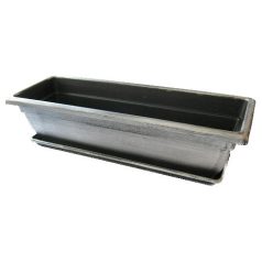 VIRÁGLÁDA 80CM TÁLCÁVAL ELIT SILVER 1180S