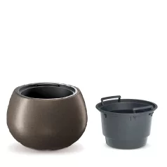   HEOS-E Virágcserép Kültéri Fagyálló Kávé dbhek440W-4625W 436X270X436 mm