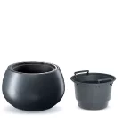 HEOS-E Virágcserép Kültéri Fagyálló Antr dbhek440W-S433W 436X270X436 mm