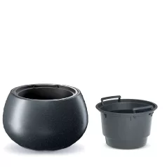   HEOS-E Virágcserép Kültéri Fagyálló Antr dbhek440W-S433W 436X270X436 mm