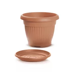   Virágcserép Alátéttel Terrakotta Dce40, Pod33-R624 - 400X315 mm