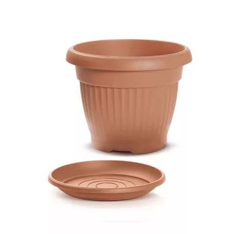 Virágcserép Alátéttel Terrakotta Dce40, Pod33-R624 - 400X315 mm