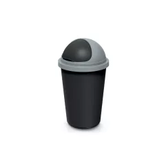   Szemetes Kuka Comp. Roll. 50 Lit. Nrac50-429U-S411 Fekete/Lágy Szürke