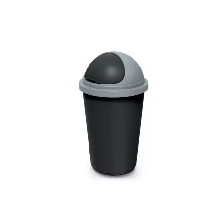 Szemetes Kuka Comp. Roll. 50 Lit. Nrac50-429U-S411 Fekete/Lágy Szürke