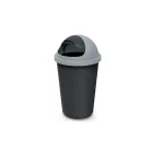 Szemetes Kuka Comp. Roll. 50 Lit. Nrac50-429U-S411 Fekete/Lágy Szürke