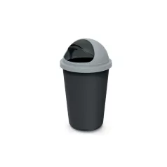   Szemetes Kuka Comp. Roll. 50 Lit. Nrac50-429U-S411 Fekete/Lágy Szürke