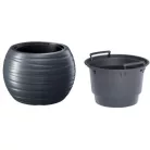 Virágcserép 400 Maze Antracit dbmzk400-S433 396X260X396 mm