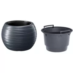 Virágcserép 400 Maze Antracit dbmzk400-S433 396X260X396 mm