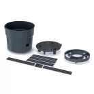 Virágcserép Paradicsom Ültető S.Antracit Ipom400-S433 392X1530 mm