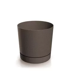   Virágcserép 400W Tubo P Eco Wood Kávé Dpop400W-4625W 390X375 mm