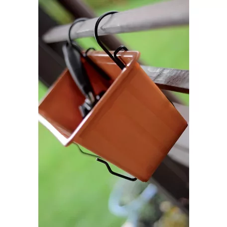 Balkonláda Tartó Pár Fém Agroh. Fekete Iwag-S411 210X230 mm Pár