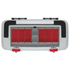 Kistenberg Szerszámosláda Alu.Foganty. Abs Zár Kopa5530B-4C Optima 540X278X269 mm
