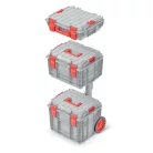 Szerszámosláda Mobil 3 Rész. Abs Zár Kxcs454080-4C C-Block 450X380X800 mm