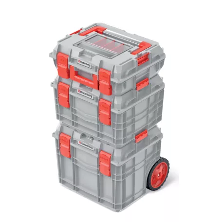 Szerszámosláda Mobil 3 Rész.Abs.Zár Kxcas454085-4C C-Block 450X380X845 mm