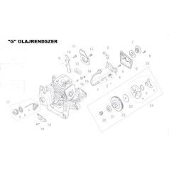 RÖPSÚLY LÁNCFŰRÉSZ ALK. G24a FÉLHOLD