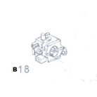 KARBURÁTOR LÁNCFŰRÉSZ ALK. B18