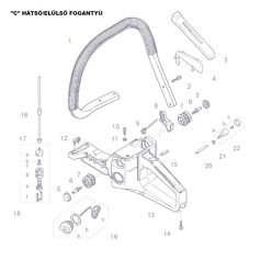 GÁZRÖGZITŐ MŰA.PATENT LÁNCFŰRÉSZ ALK. C15