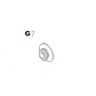 OLAJPUMPA FOGASKERÉK LÁNCFŰRÉSZ ALK. G7