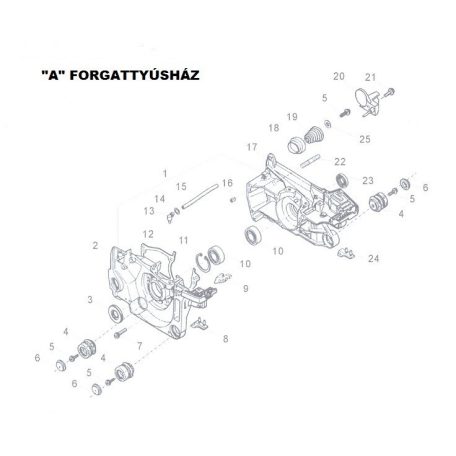 FORGATTYÚSHÁZ TÖMITÉS LÁNCFŰRÉSZ ALK. A12