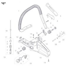 BENZINCSŐ,VÁKUMCSŐ LÁNCFŰRÉSZ ALK. C 16