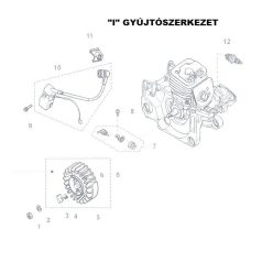 INDITÓ KÁBEL LÁNCFŰRÉSZ ALK. I10a