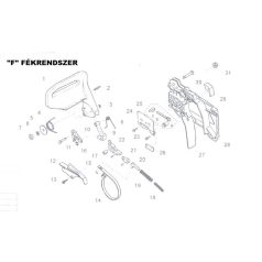 FÉKSZALAG LÁNCFŰRÉSZ ALK. F14