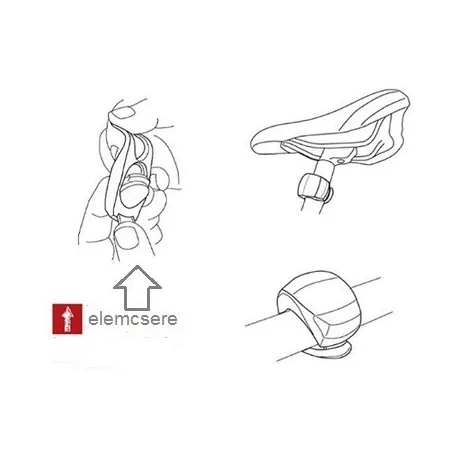 Lámpa Kerékpárhoz Ledes /Pár/ Első-Hátsó 7-4