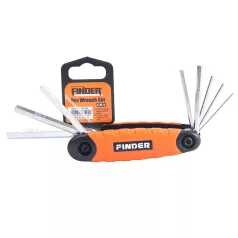 FINDER Imbuszkulcs Klt. R. 1,5-8mm 193299 Összecsukható